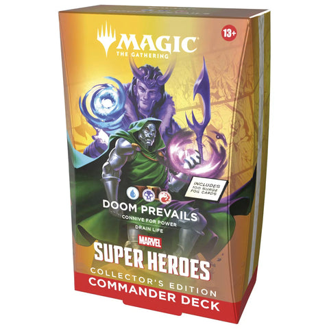 Magic the Gathering Marvel Super Heroes Collector Commander 4-Deck Case