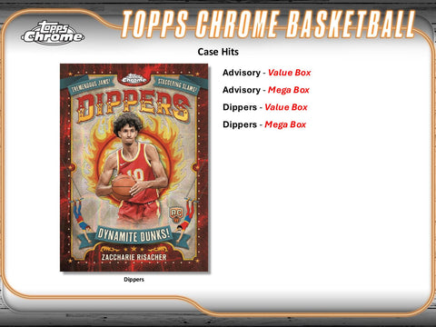 2024/25 Topps Chrome Basketball 8-Pack Blaster