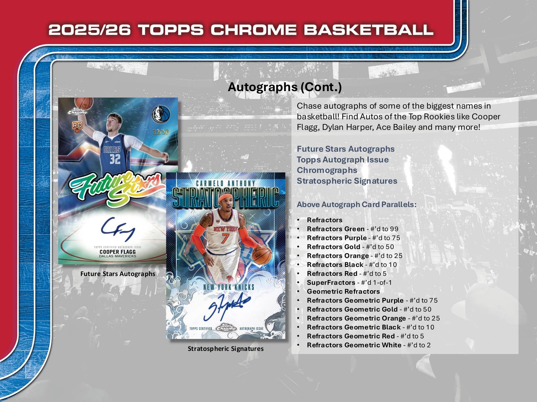 2025/26 Topps Chrome Basketball 7-Pack Blaster