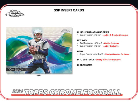 2024 Topps Chrome Football Hobby Pack