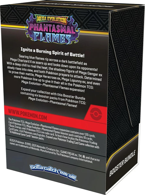 Pokemon Mega Evolution: Phantasmal Flames 6-Pack Booster Bundle
