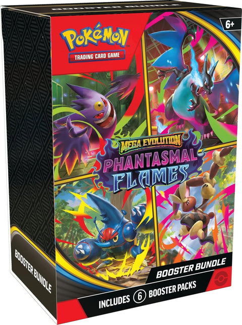Pokemon Mega Evolution: Phantasmal Flames 6-Pack Booster Bundle