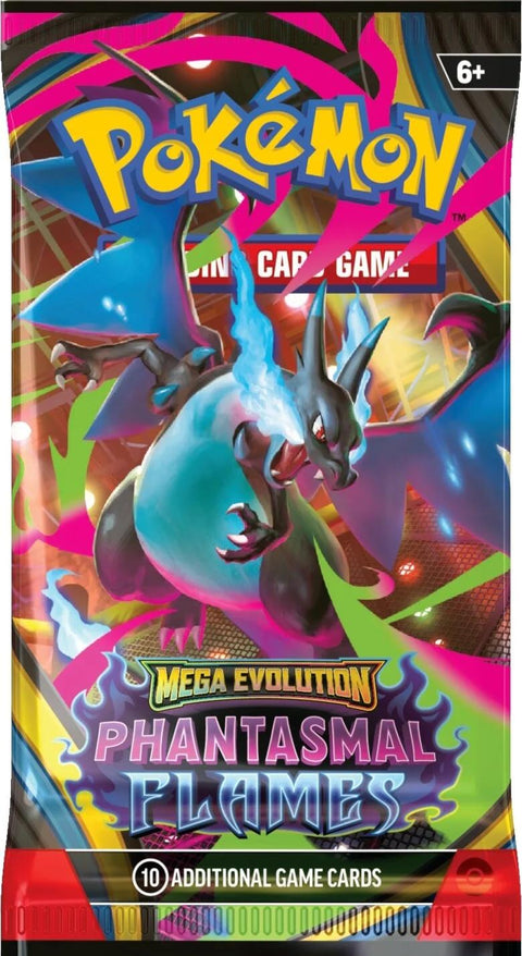 Pokemon Mega Evolution: Phantasmal Flames 6-Pack Booster Bundle