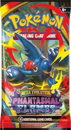 Pokemon Mega Evolution: Phantasmal Flames 6-Pack Booster Bundle