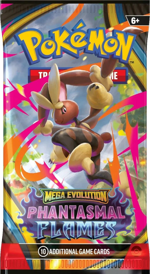 Pokemon Mega Evolution: Phantasmal Flames 6-Pack Booster Bundle