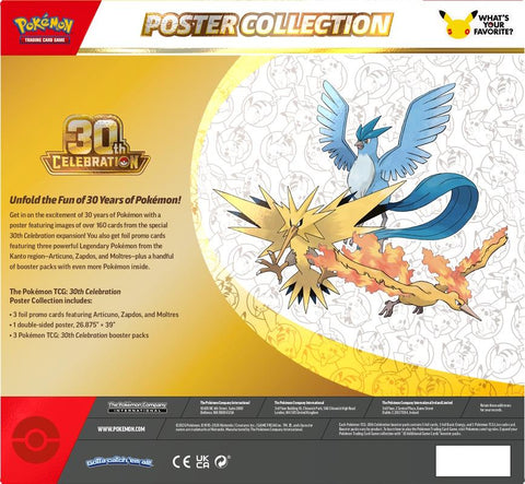 Pokemon 30th Celebration Poster Collection