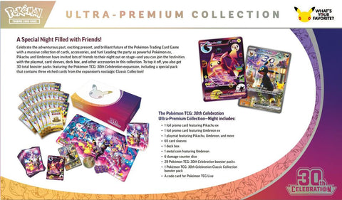 Pokemon 30th Celebration Ultra Premium Collection (Presell)