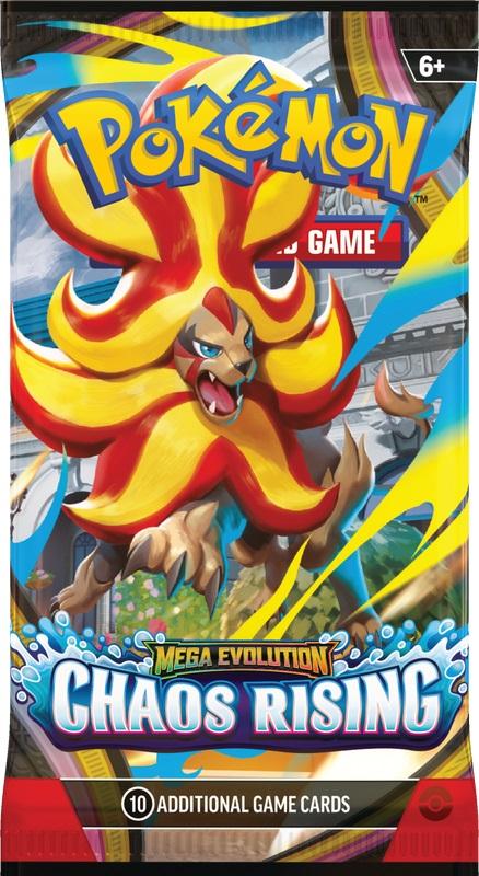 Pokemon Mega Evolution: Chaos Rising 6-Pack Booster Bundle