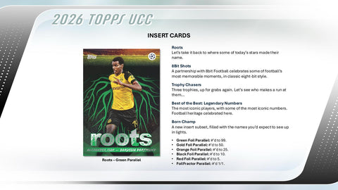 2025/26 Topps UEFA Club Competitions Soccer Spring Tin