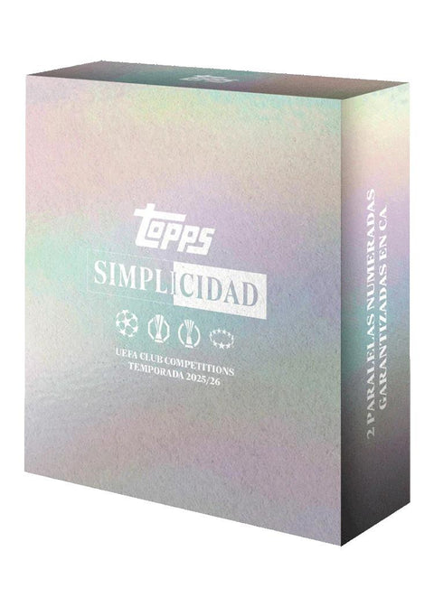 2025/26 Topps Simplicidad UEFA Club Competitions Soccer Hobby Box
