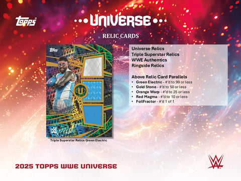 2025 Topps WWE Universe Wrestling Hobby