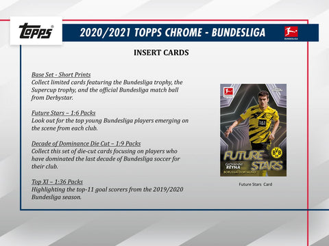 2020/21 Topps Chrome Bundesliga Soccer Hobby