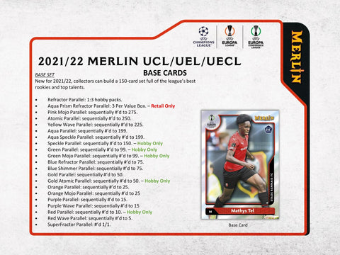 2021/22 Topps UEFA Champions League Merlin Chrome Soccer Hobby
