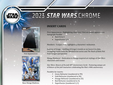 Star Wars Chrome Hobby Pack (Topps 2023)