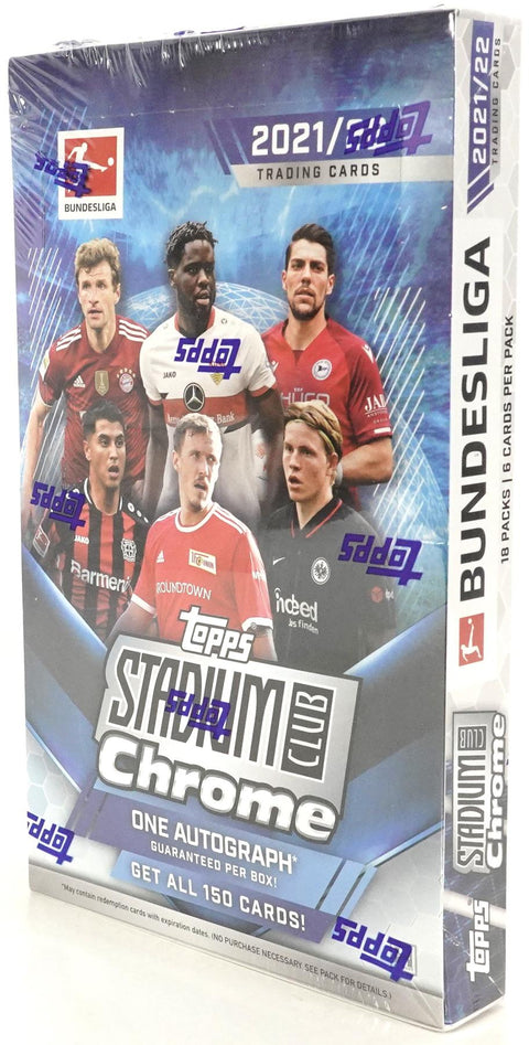2021/22 Topps Stadium Club Chrome Bundesliga Soccer Hobby