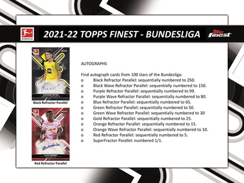 2021/22 Topps Finest Bundesliga Soccer Hobby