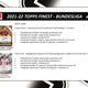 2021/22 Topps Finest Bundesliga Soccer Hobby