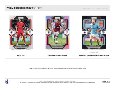 2022/23 Panini Prizm Premier League EPL Soccer Breakaway Pack
