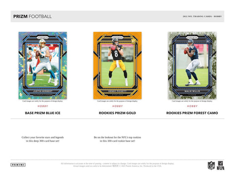 2022 Panini Prizm Football Hobby Pack