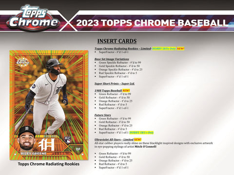 2023 Topps Chrome Baseball Hobby Jumbo Pack